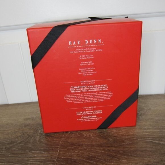 Rae Dunn Winter Pine Candle Set NIB - Picture 3 of 4